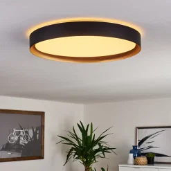 Plafonnier Beade Led Or, Noir, 1 Lumiere, Telecommandes