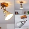 Plafonnier Berkeley Brun Fonce, Zingue, 1 Lumiere