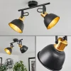 Plafonnier Borik Noir, 2 Lumieres
