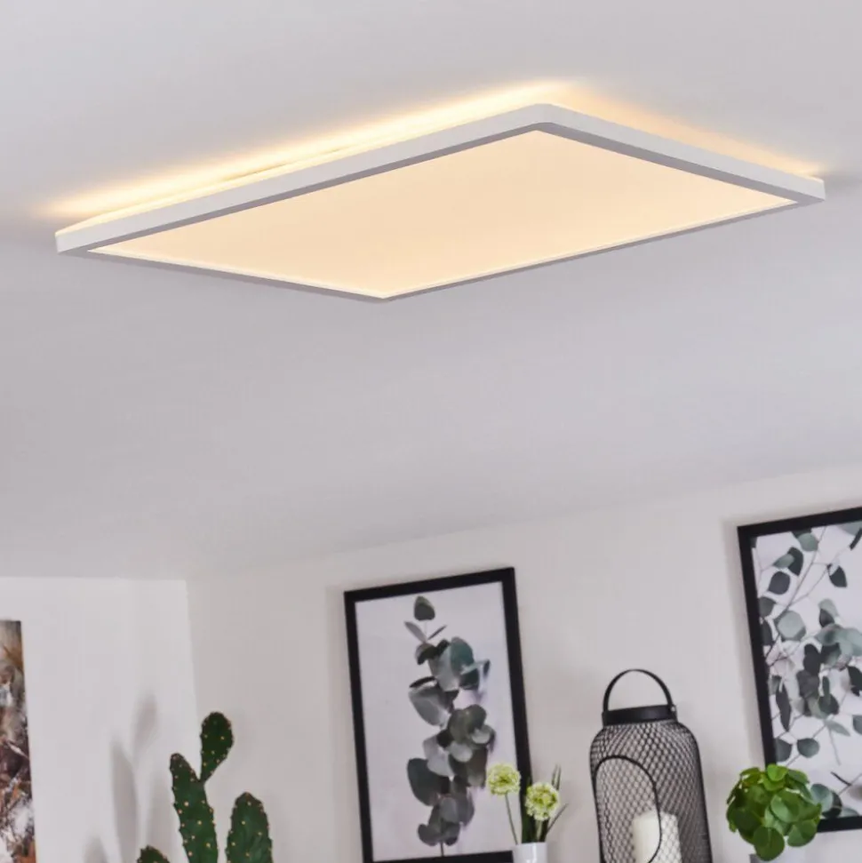 Plafonnier Boyero Led Blanc, 1 Lumiere