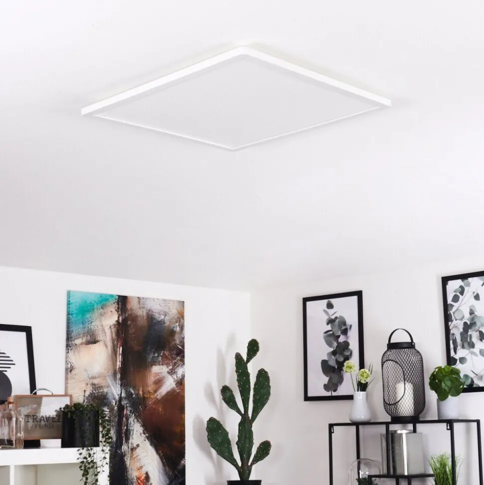 Plafonnier Boyero Led Blanc, 1 Lumiere