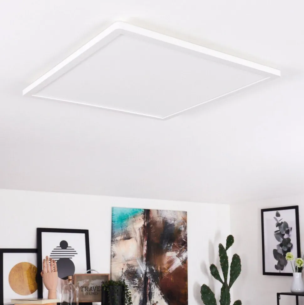 Plafonnier Boyero Led Blanc, 1 Lumiere