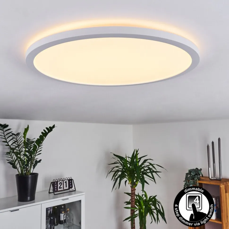 Plafonnier Boyero Led Blanc, 1 Lumiere