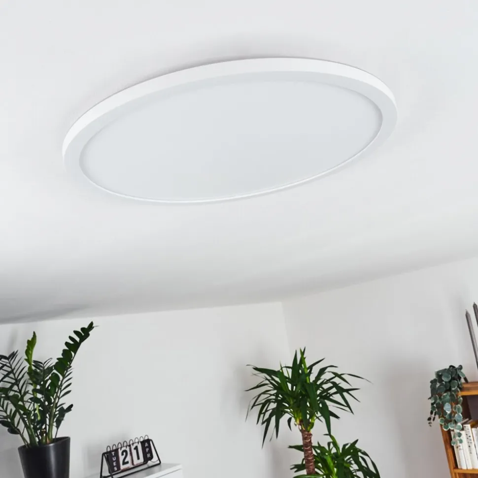 Plafonnier Boyero Led Blanc, 1 Lumiere