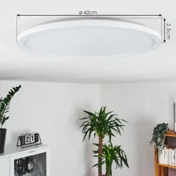 Plafonnier Boyero Led Blanc, 1 Lumiere