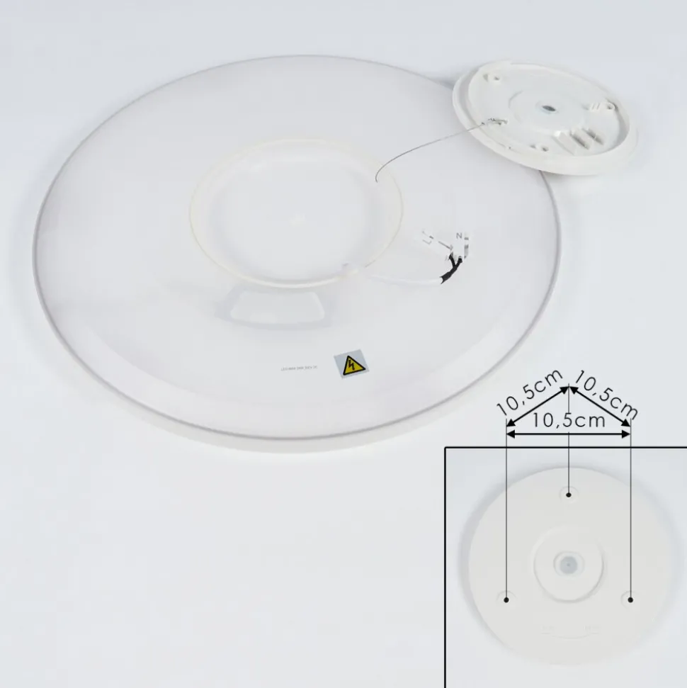 Plafonnier Boyero Led Blanc, 1 Lumiere