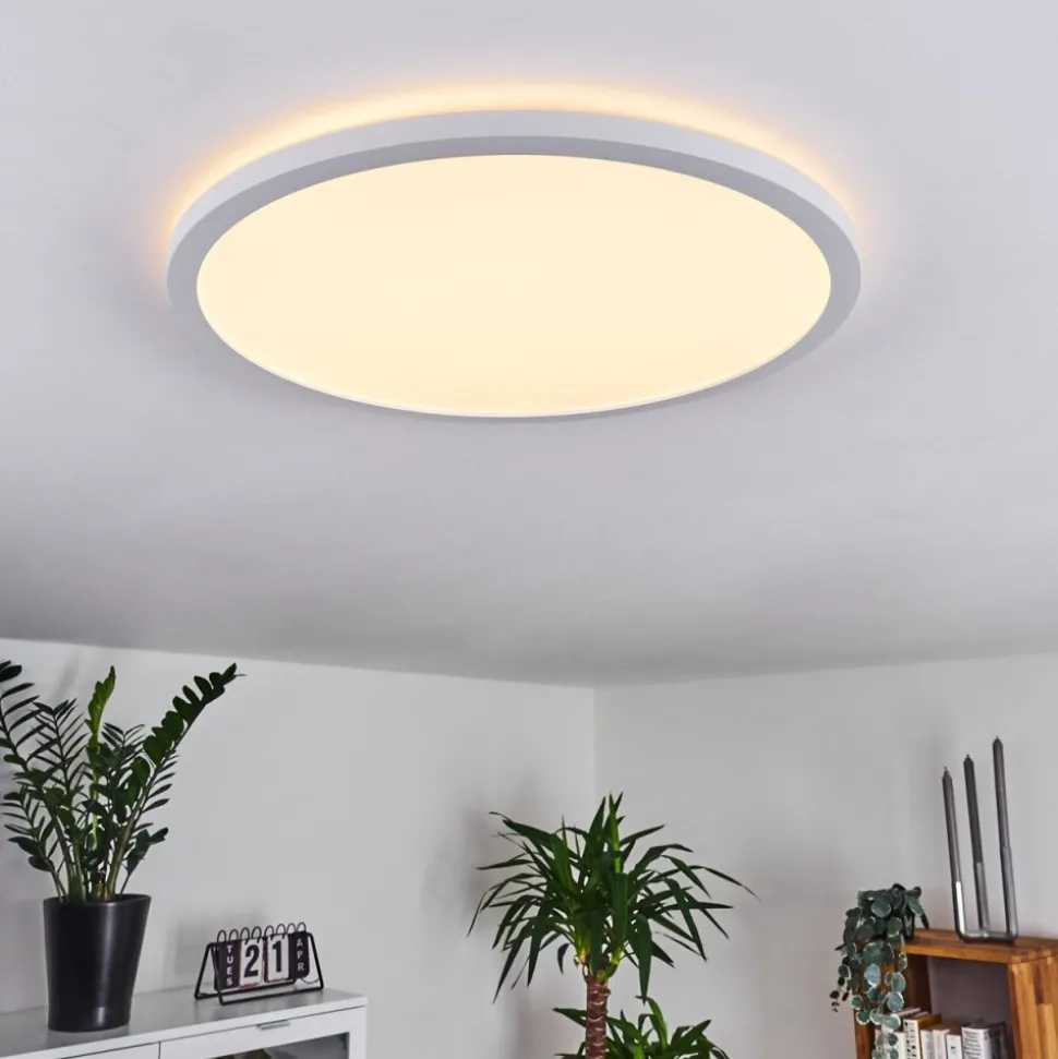 Plafonnier Boyero Led Blanc, 1 Lumiere
