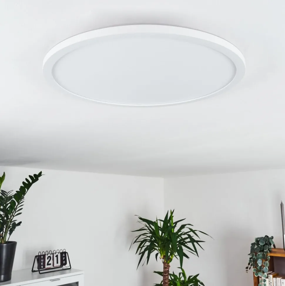 Plafonnier Boyero Led Blanc, 1 Lumiere