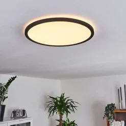Plafonnier Boyero Led Noir, 1 Lumiere