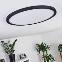 Plafonnier Boyero Led Noir, 1 Lumiere