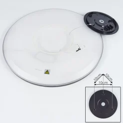 Plafonnier Boyero Led Noir, 1 Lumiere