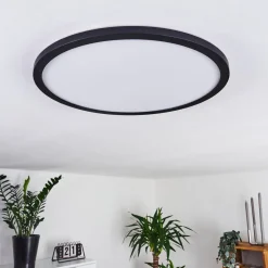 Plafonnier Boyero Led Noir, 1 Lumiere