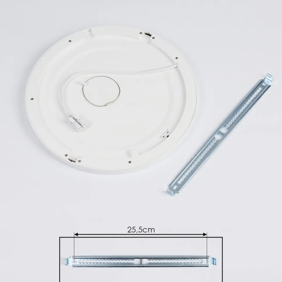 Plafonnier Canditas Led Blanc, 1 Lumiere