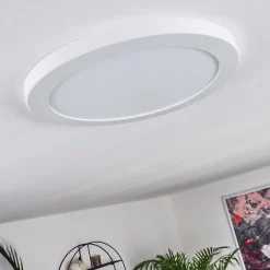 Plafonnier Canditas Led Blanc, 1 Lumiere