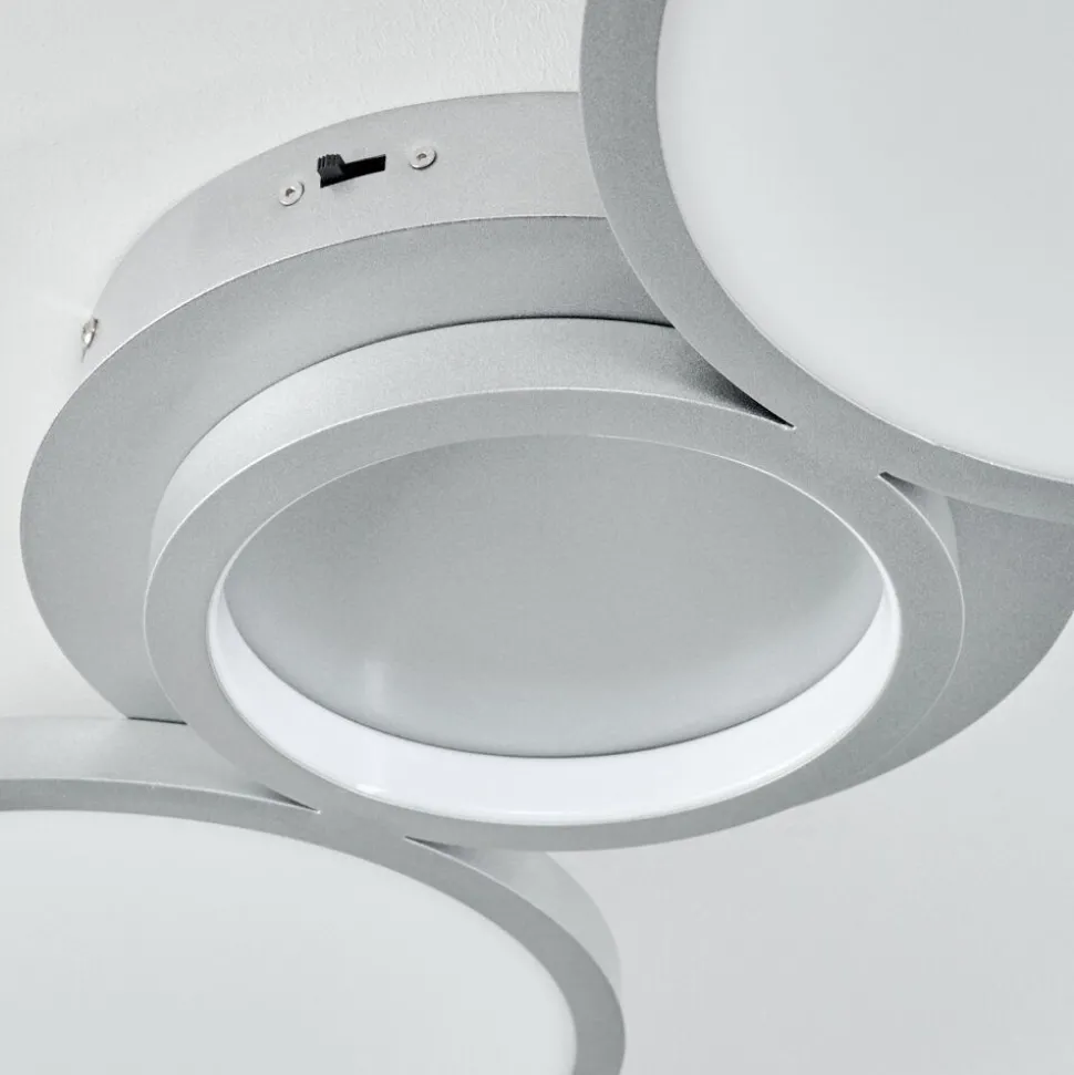 Plafonnier Carabajal Led Titane, 1 Lumiere