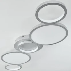 Plafonnier Carabajal Led Titane, 1 Lumiere
