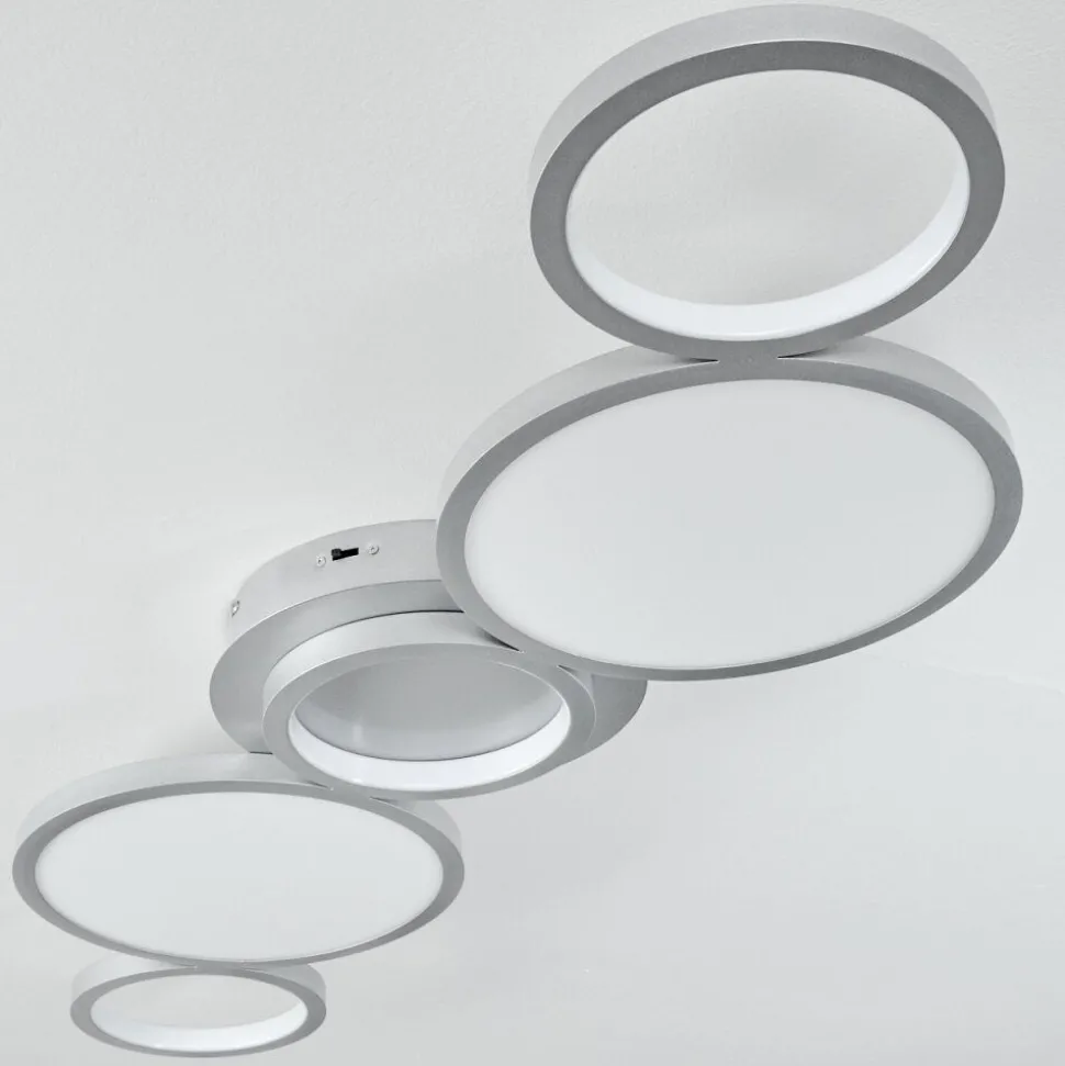 Plafonnier Carabajal Led Titane, 1 Lumiere