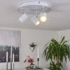 Plafonnier Chennai Led Chrome, Blanc, 3 Lumieres