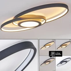 Plafonnier Chunky Led Gris, 1 Lumiere
