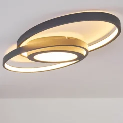 Plafonnier Chunky Led Gris, 1 Lumiere