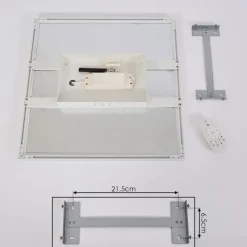 Plafonnier Cor Led Blanc, 1 Lumiere, Telecommandes