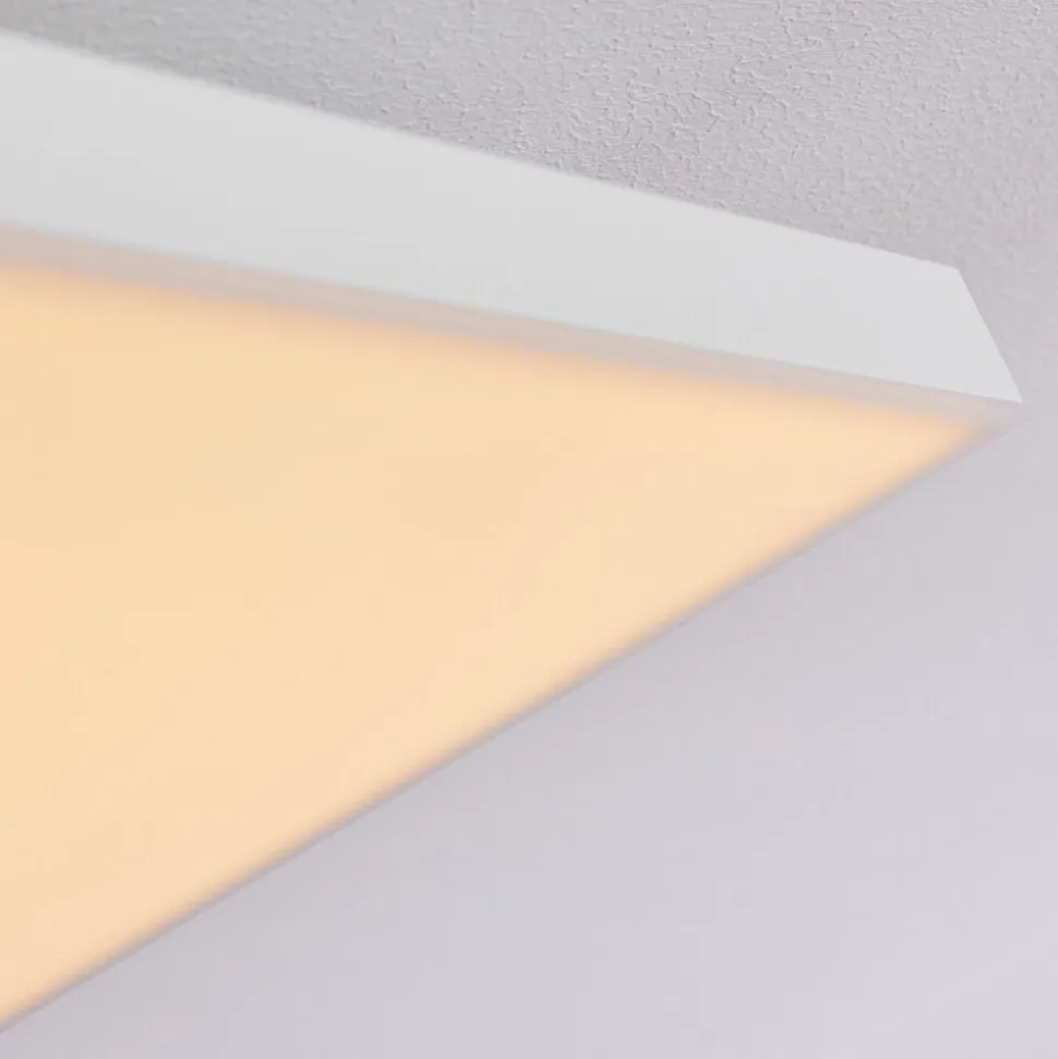 Plafonnier Cor Led Blanc, 1 Lumiere, Telecommandes