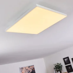 Plafonnier Cor Led Blanc, 1 Lumiere, Telecommandes