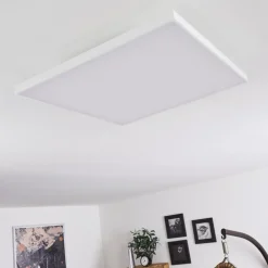 Plafonnier Cor Led Blanc, 1 Lumiere, Telecommandes