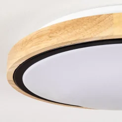 Plafonnier Corinto Led Ecru, Noir, 1 Lumiere