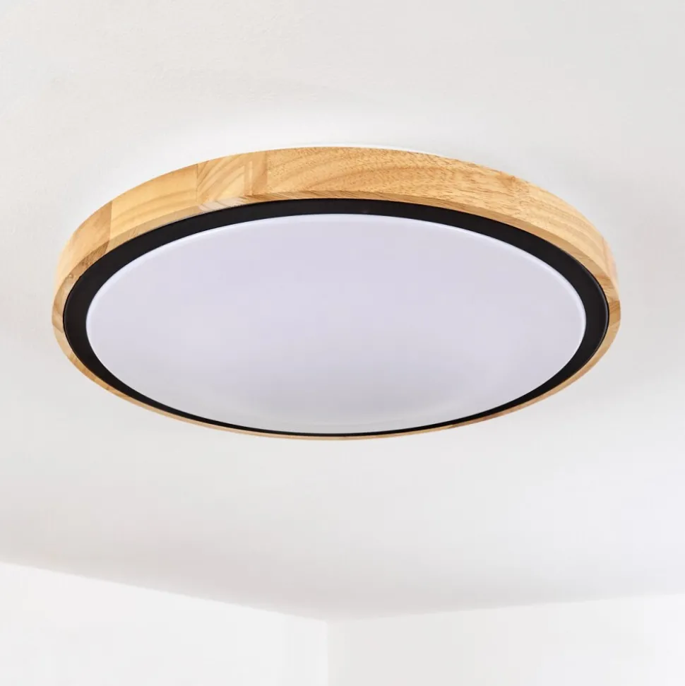 Plafonnier Corinto Led Ecru, Noir, 1 Lumiere