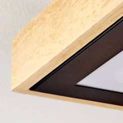 Plafonnier Corinto Led Ecru, Noir, 1 Lumiere
