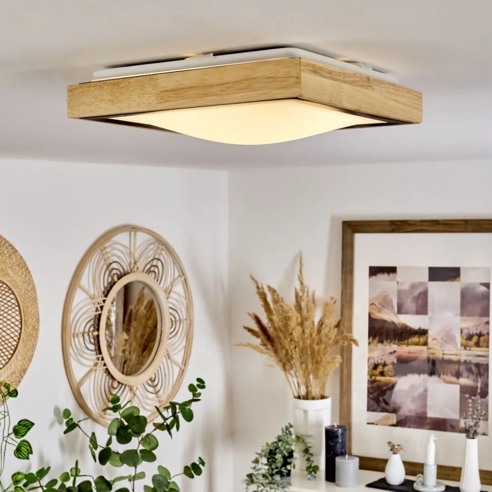 Plafonnier Corinto Led Ecru, Noir, 1 Lumiere