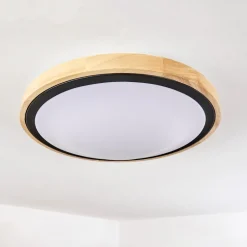 Plafonnier Corinto Led Ecru, Noir, 1 Lumiere