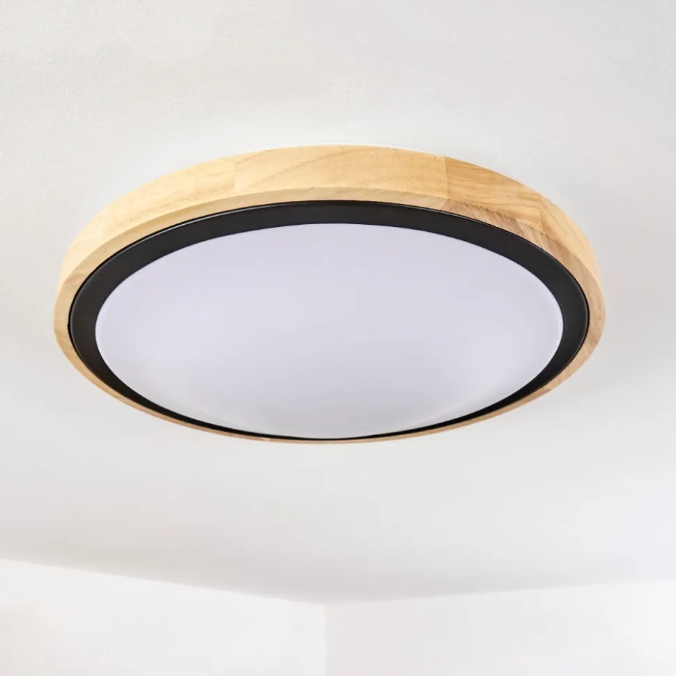 Plafonnier Corinto Led Ecru, Noir, 1 Lumiere
