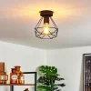 Plafonnier Denno Noir, 1 Lumiere