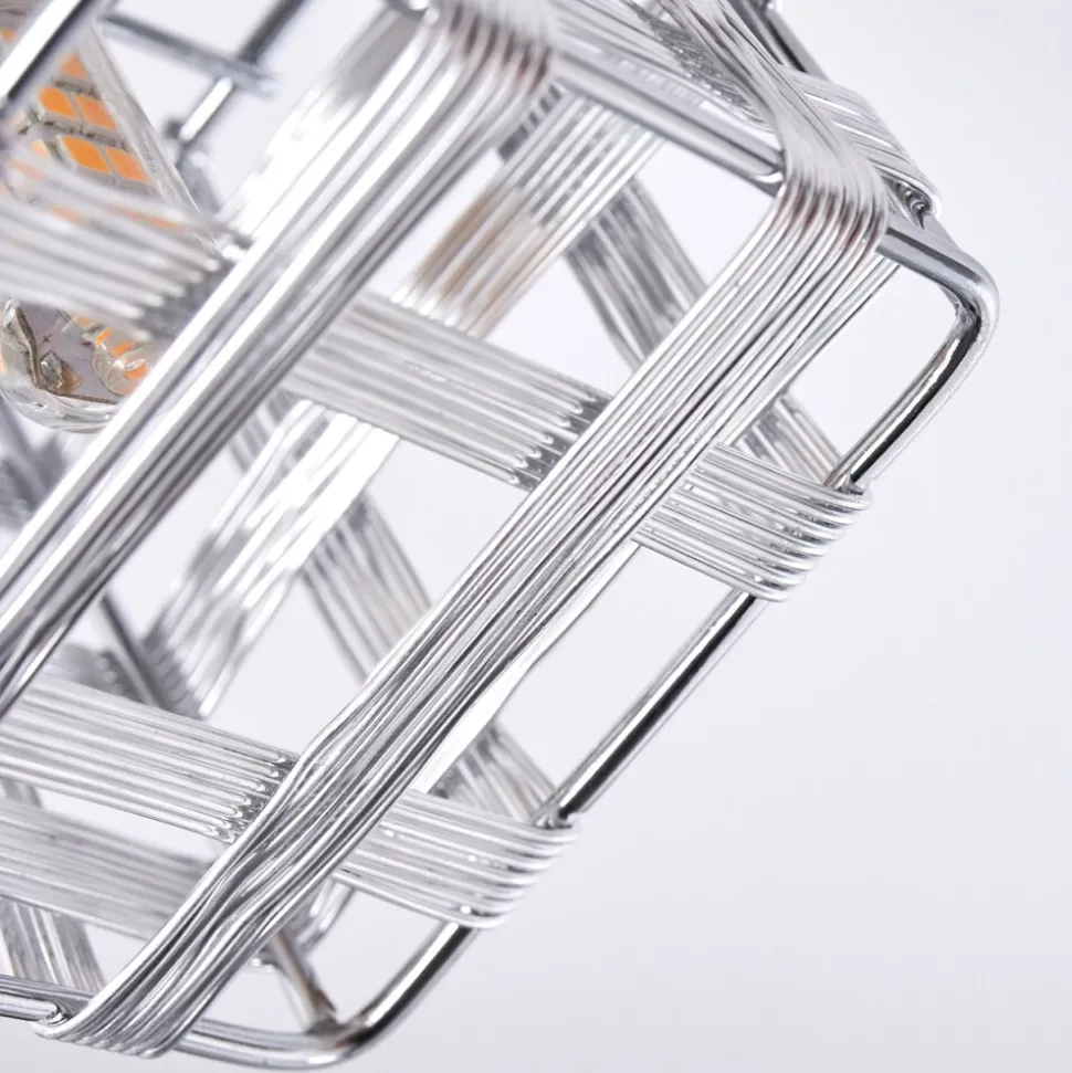 Plafonnier Desrue Chrome, Argente, 3 Lumieres