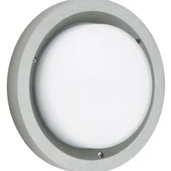 Plafonnier D'Exterieur Albert 6410 Led Argente, 1 Lumiere