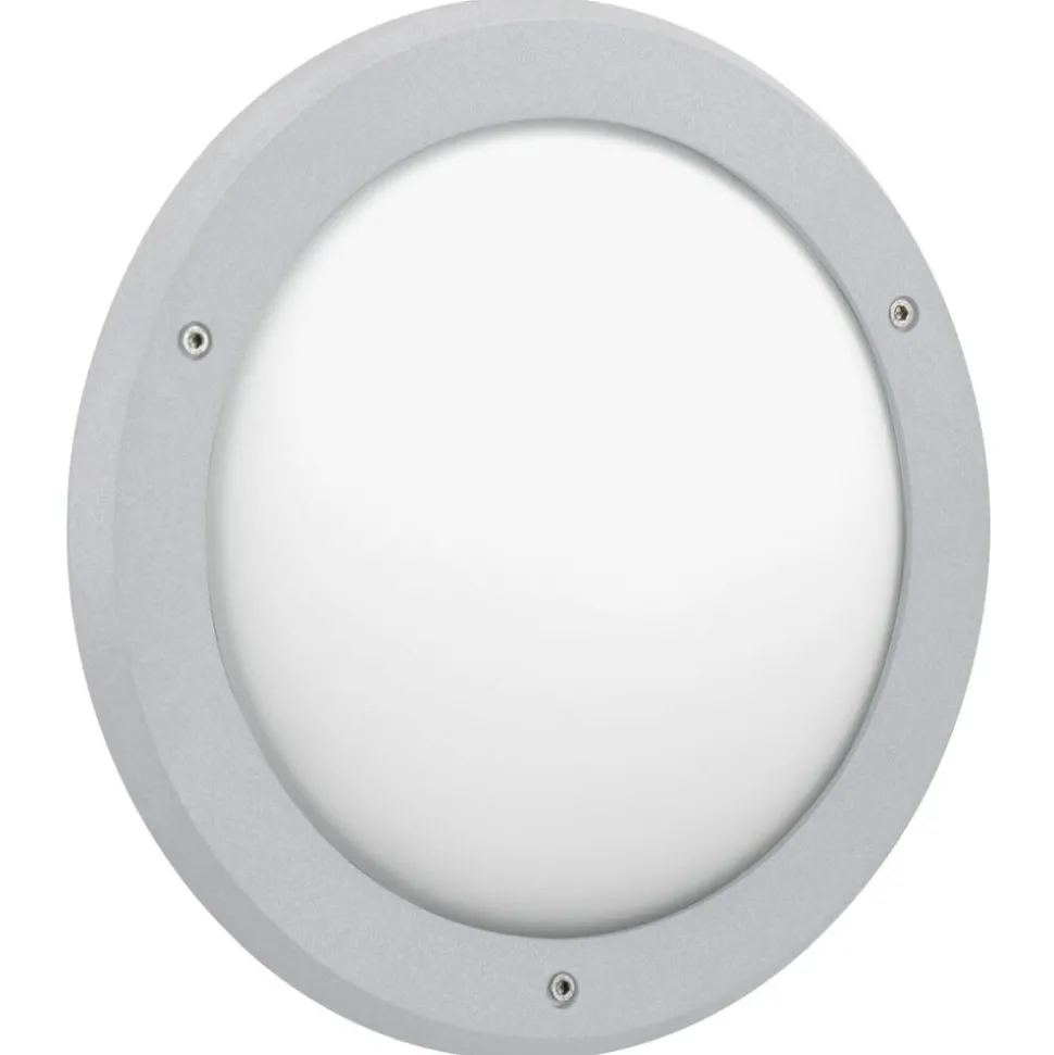 Plafonnier D'Exterieur Albert 6409 Led Argente, 1 Lumiere