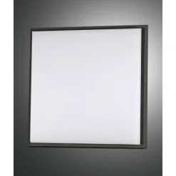 Plafonnier D'Exterieur Fabas Luce Desdy Led Noir, 1 Lumiere