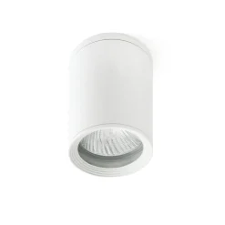 Plafonnier D'Exterieur Faro Barcelona Tasa Blanc, 1 Lumiere