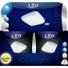 Plafonnier D'Exterieur Globo Caio Led Blanc, 1 Lumiere