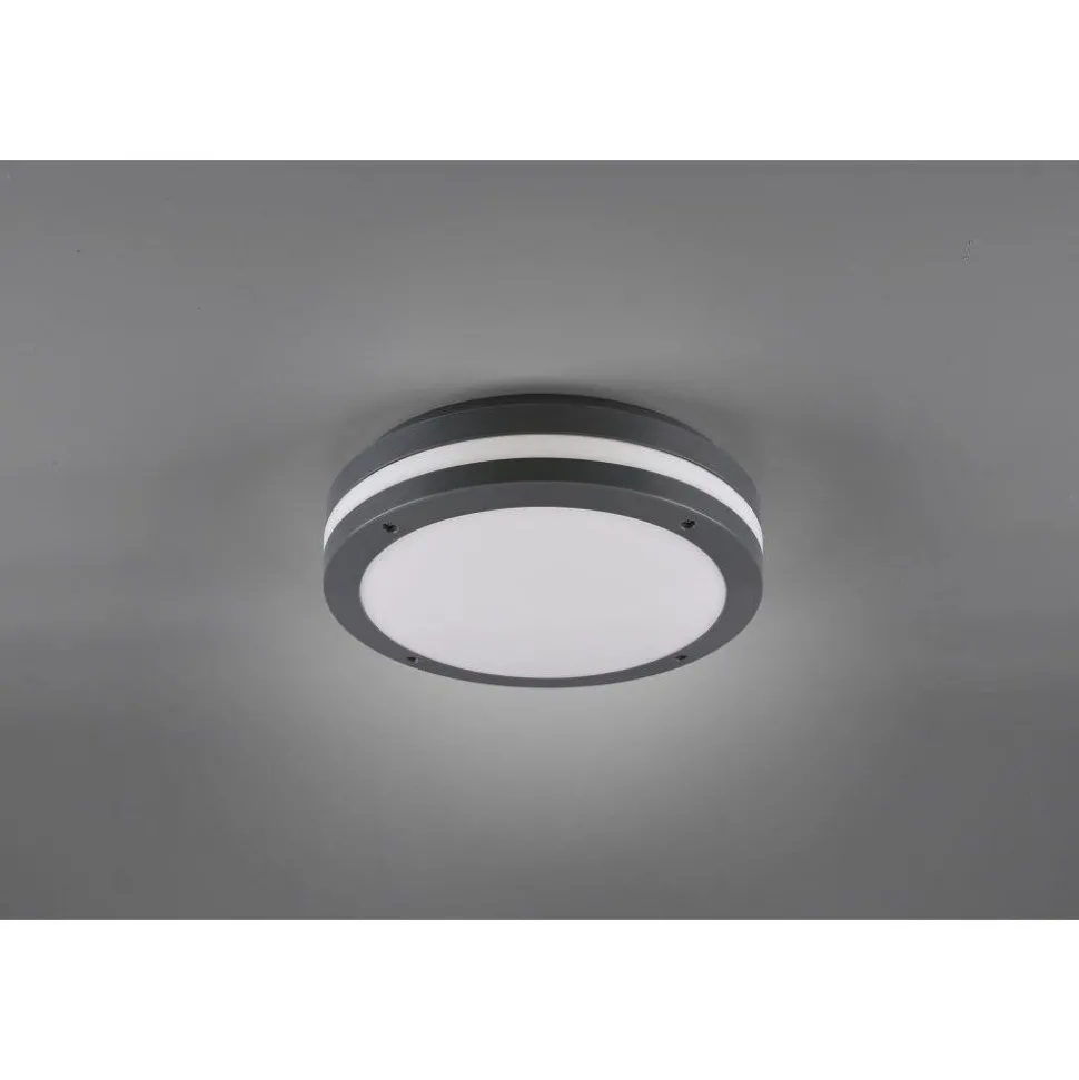Plafonnier D'Exterieur Reality Kendal Led Anthracite, 1 Lumiere