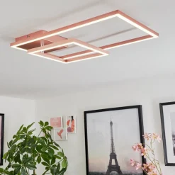 Plafonnier Doyon Led Or, Rose, 1 Lumiere