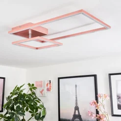 Plafonnier Doyon Led Or, Rose, 1 Lumiere