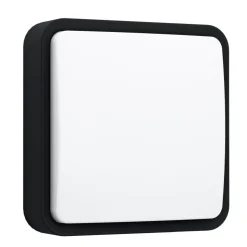Plafonnier Eglo Connect Piove Led Noir, 1 Lumiere