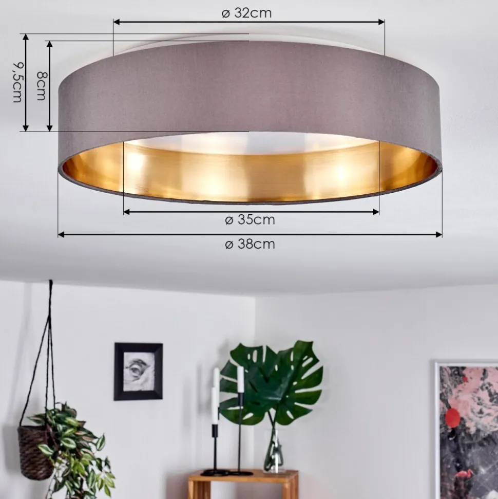 Plafonnier Elsa Led Blanc, 1 Lumiere