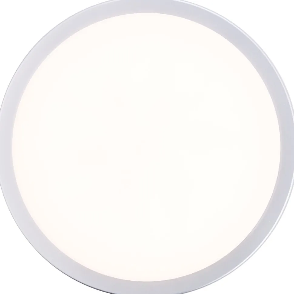 Plafonnier Exterieur Brilliant Devora Led Argente, 1 Lumiere