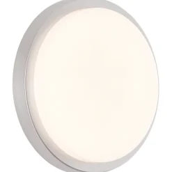 Plafonnier Exterieur Brilliant Devora Led Argente, 1 Lumiere