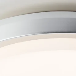 Plafonnier Exterieur Brilliant Devora Led Argente, 1 Lumiere