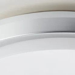 Plafonnier Exterieur Brilliant Devora Led Argente, 1 Lumiere